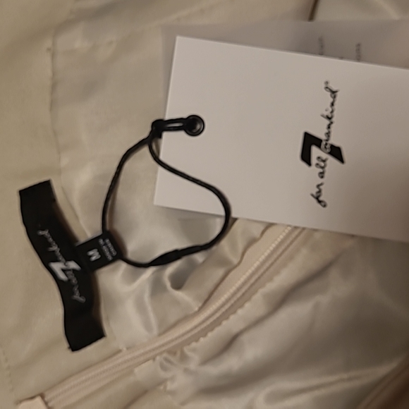 πHPπNWT 7 For All Mankind Faux Leather DressπSize Medium - Picture 9 of 12